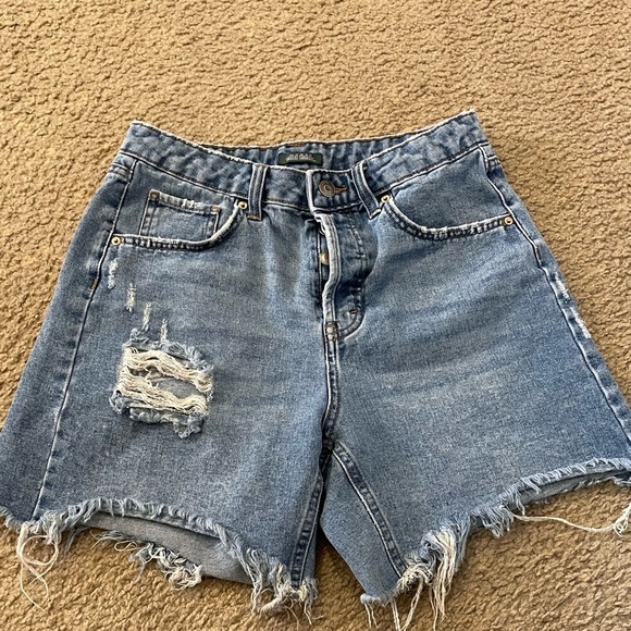 Wild fable distressed jean shorts